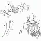 ATV 700 DIESEL EFT GREEN Oil pump and pan assembly