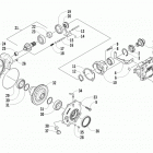 ATV 450 EFT RED Передний редуктор