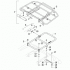 ATV 700 DIESEL EFT GREEN Задний багажник
