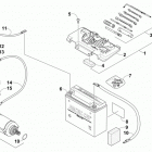 ATV 700 MUD PRO LTD EPS BLACK АКБ и стартер