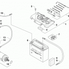 TRV 550 XT BLUE АКБ и стартер
