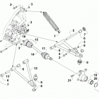 ATV 450 EFT RED Передняя подвеска