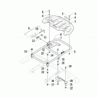 TRV 1000 XT EFT BLUE Задний багажник