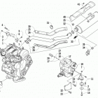 ATV 700 DIESEL EFT GREEN Двигатель и глушитель