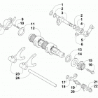 ATV 700 EFT RED Вилки переключения передач