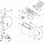 TRV 1000 XT EFT BLUE АКБ и стартер