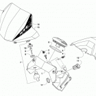 ATV XR 700 XT EFT BLACK Console and instrument assembly