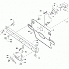 ATV XR 700 XT EFT BLACK License plate holder assembly