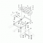 TRV 1000 LTD BLUE Задний багажник