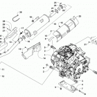 ATV XR 700 XT EFT BLACK Двигатель и глушитель