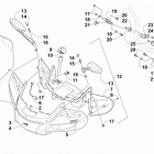 TRV 1000 LTD BLUE Ветровое стекло