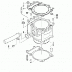 ATV 700 EFT RED Блок цилиндров