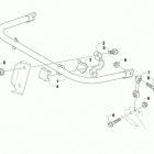 ATV XR 700 XT EFT BLACK Sway bar assembly