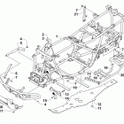 TRV 550 XT BLUE Рама ,баипера и защита