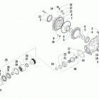 ATV 700 MUD PRO LTD EPS BLACK Задний привод редуктор