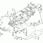 ATV 700 EFT RED Рама ,баипера и защита