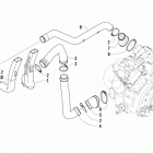ATV 700 MUD PRO LTD EPS BLACK Case  /  belt cooling assembly