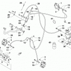 TRV 550 XT EFT BLUE Гидравлический тормозной механизм