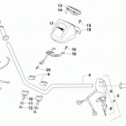 ATV 150 UTILITY RED Руль и подрулевое управление