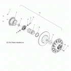 S17MBX6JSA/JEA 600 RACER/INTL Drive train, clutch, secondary - s17mbx6jsa  /  je...