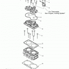 800 SWITCHBACK PRO-S ALL OPTIONS - S16DS8 Цилиндр двигателя