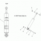600 IQ LXT/INTL - S15PT6HSL/HEL Suspension, shock, rear track (7043327)