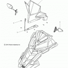 S17DDE6PSL 600 SWITCHBACK ADVENTURE Body, windshield and mirrors - s17dde6psl (49snoww...