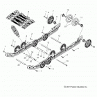 600 SWITCHBACK PRO-X ES INTL - S15DR6PEL Подвеска задняя и трак