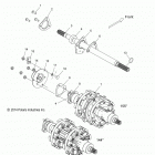 600 RMK 144/155 ALL OPTIONS - S16CK6/CM6 Приводной вал и промежуточный