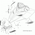 600 IQ LXT/INTL - S15PT6HSL/HEL Body, hood screens and hinge asm.