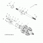 600 INDY VOYAGEUR/INTL 144 - S16CS6GSL/GEL Приводной вал и промежуточный