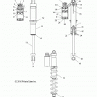 600 PRO RMK/LE 155 ALL OPTIONS - S15CG6 Suspension, shock, rear track, le