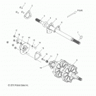 800 INDY SP/INTL/FO - S15CP8 Приводной вал и промежуточный