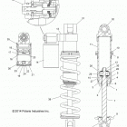S17MBX6JSA/JEA 600 RACER/INTL Suspension, shock, front track - s17mbx6jsa  /  je...