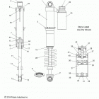 600 PRO RMK/LE 155 ALL OPTIONS - S15CG6 Suspension, shock, ifs w  /  reservoir (7044137)