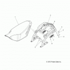 550 INDY ADVENTURE 144 - S16CE5BSL Body, seat asm. and rear rack