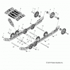 600 SWITCHBACK PRO S ALL OPTIONS - S15DS6 Подвеска задняя и трак