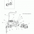 A15SET57CA/S57CJ/CA 570 EFI/EPS FOREST TRACTOR Chassis, winch