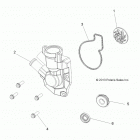 A15SAA32EH HAWKEYE 325 2X4 Engine, waterpump impeller and cover
