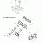 A15SAA32EH HAWKEYE 325 2X4 Engine, cams and bearing housing