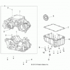 A15SAA32EH HAWKEYE 325 2X4 Engine, crankcase and oil sump