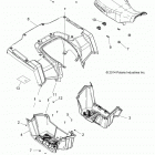 A15SAA32EH HAWKEYE 325 2X4 Заднее крыло, сидение и подножки