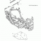 A15DAA32AA/AJ SPORTSMAN ACE 325 EFI Chassis, main frame and skid plate