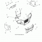 A15SET57CA/S57CJ/CA 570 EFI/EPS FOREST TRACTOR Корпус, передний бампер и крепления
