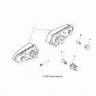 A16DAA57F1/F2/E57FM  ACE 570 EFI EURO Задний фонарь