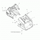 A15SXE95FK FOREST 1000 EU Обтекатель передний фары