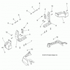 A16SUH57N6 SPORTSMAN 570 EFI UTE HD Body, tailgate brackets