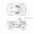 A15SEE57AA/AC/AJ SPORTSMAN 570 EFI EPS Наклейки