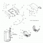 A15S6A76FA FOREST 800 6X6 Заднее крыло,сидение