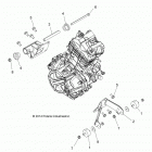 A15SAA32EH HAWKEYE 325 2X4 Engine, engine mounting